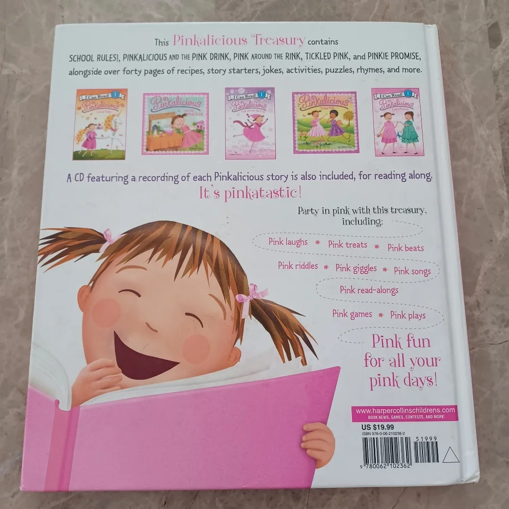 Pinkalicious The Princess of Pink Treasury By Victoria Kann Stories & Games Book